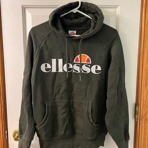 Ellesse size small hoodie in forest green. Used but in good condition.